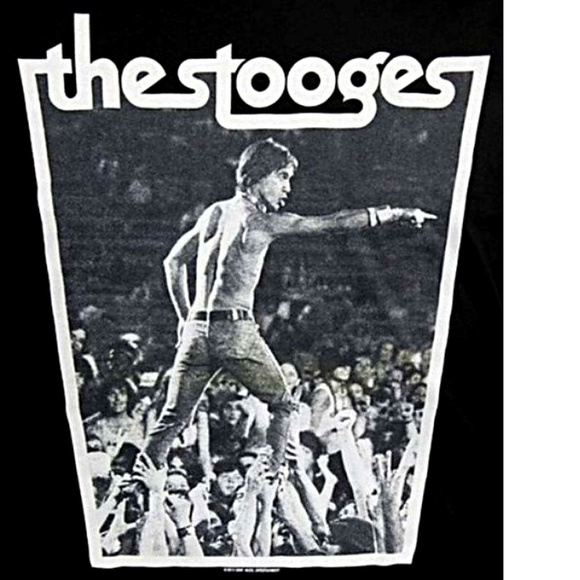 The Stooges Iggy Pop Crowd Walk punk rock Official T-Shirt XL NWT - Picture 2 of 3
